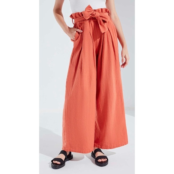 Urban Outfitters Pants - Urban Outfitters Wide Leg 100% Cotton High Waisted Pants